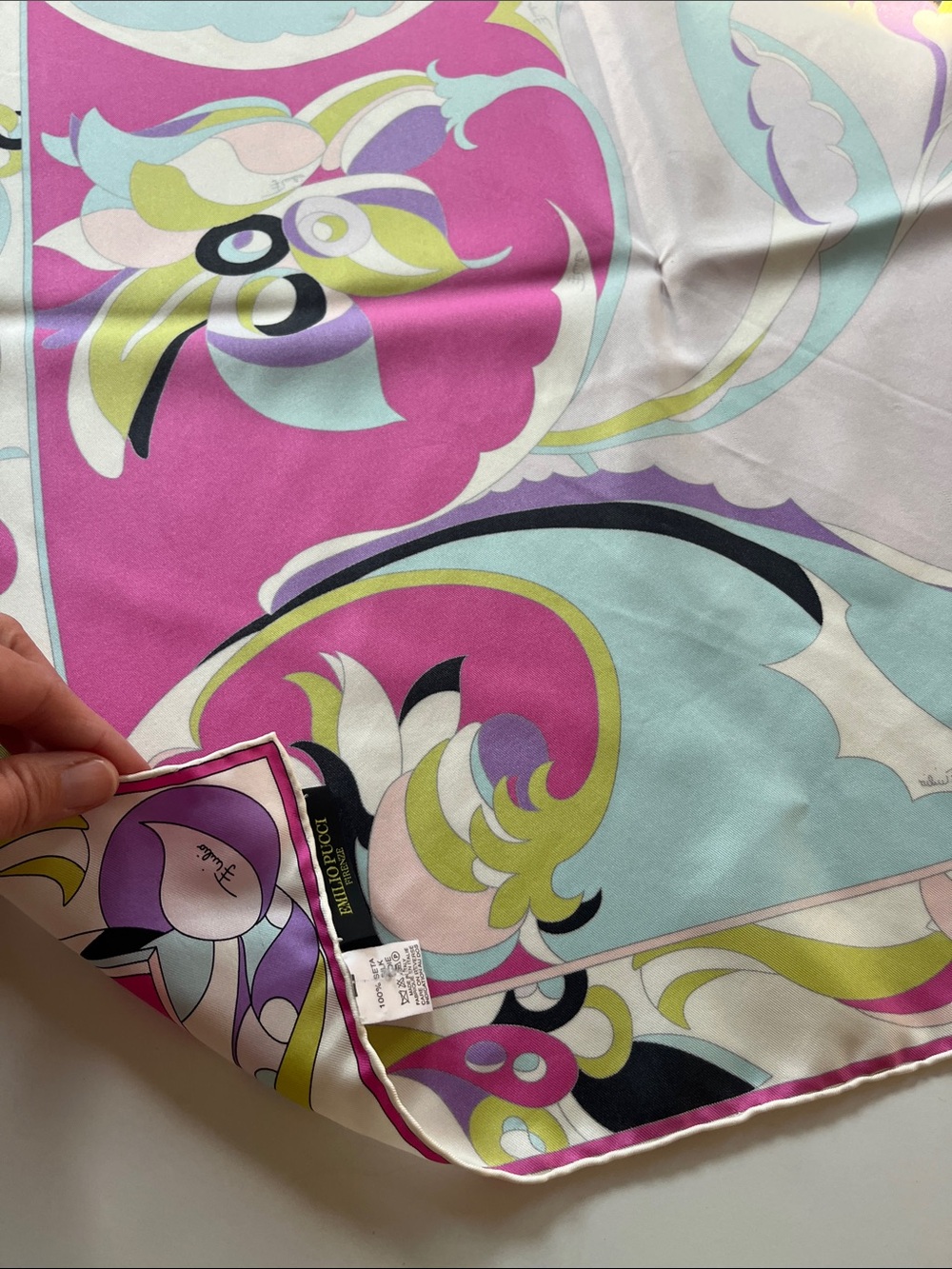 Emilio Pucci Silk Scarf - Picture 6 of 9